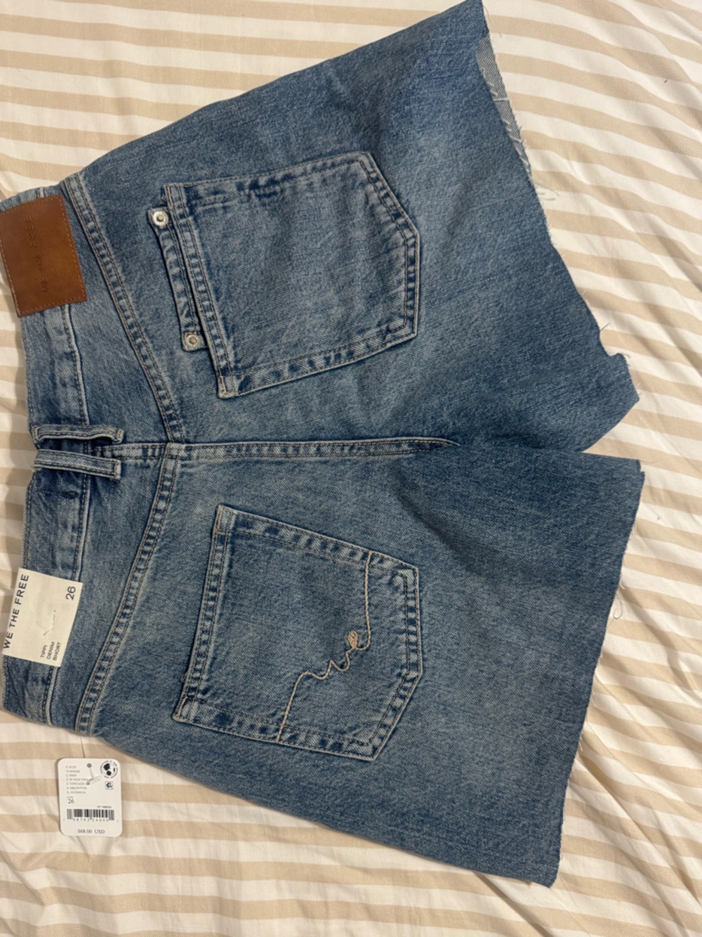 We The Free Light Blue Denim Jean Shorts - Picture 4 of 5